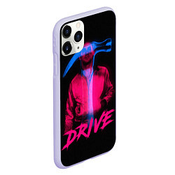 Чехол iPhone 11 Pro матовый DRIVE, цвет: 3D-светло-сиреневый — фото 2