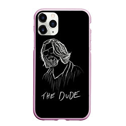 Чехол iPhone 11 Pro матовый THE DUDE Большой Лебовски, цвет: 3D-розовый