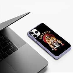 Чехол iPhone 11 Pro матовый THE DUDE Big Lebowski, цвет: 3D-светло-сиреневый — фото 2