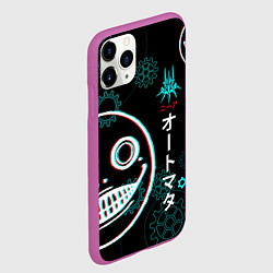 Чехол iPhone 11 Pro матовый Nier: Automata, цвет: 3D-фиолетовый — фото 2