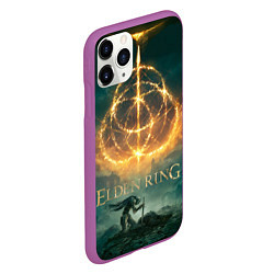 Чехол iPhone 11 Pro матовый Elden Ring key art, цвет: 3D-фиолетовый — фото 2