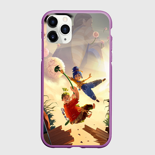 Чехол iPhone 11 Pro матовый It takes two / 3D-Фиолетовый – фото 1