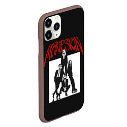 Чехол iPhone 11 Pro матовый Maneskin Rock Band, цвет: 3D-коричневый — фото 2