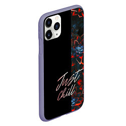 Чехол iPhone 11 Pro матовый Just Chill, цвет: 3D-серый — фото 2