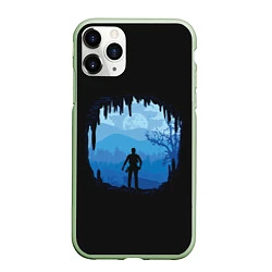 Чехол iPhone 11 Pro матовый New jorney, цвет: 3D-салатовый