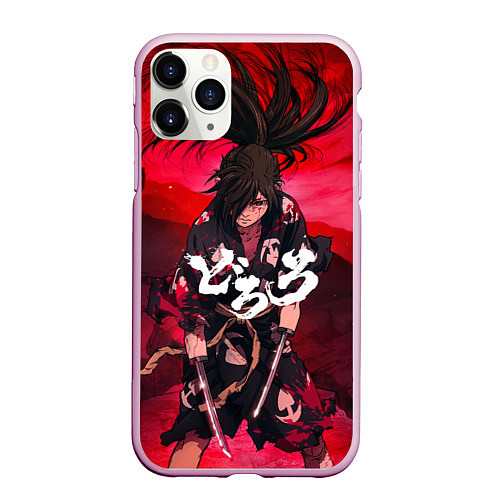 Чехол iPhone 11 Pro матовый Dororo Poster Дороро Постер Z / 3D-Розовый – фото 1