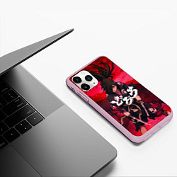 Чехол iPhone 11 Pro матовый Dororo Poster Дороро Постер Z, цвет: 3D-розовый — фото 2