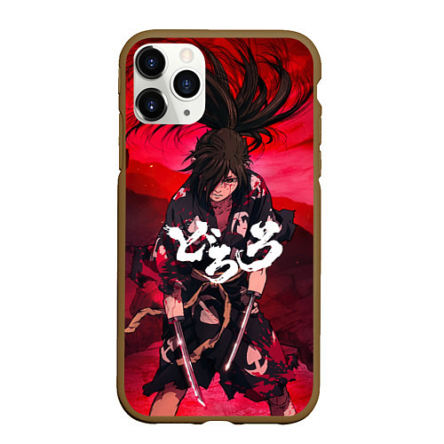 Чехол iPhone 11 Pro матовый Dororo Poster Дороро Постер Z / 3D-Коричневый – фото 1