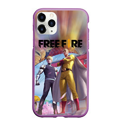 Чехол iPhone 11 Pro матовый FREEFIRE САЙТАМА Z