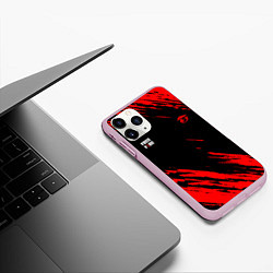 Чехол iPhone 11 Pro матовый FF GARENA Z, цвет: 3D-розовый — фото 2