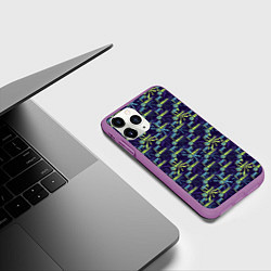 Чехол iPhone 11 Pro матовый VOLLEYBALL, цвет: 3D-фиолетовый — фото 2