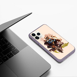 Чехол iPhone 11 Pro матовый Вселенная Последнего из нас, цвет: 3D-серый — фото 2