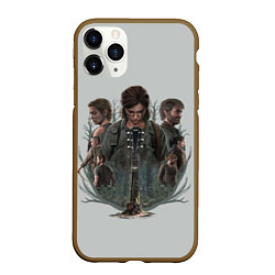 Чехол iPhone 11 Pro матовый Hard story, цвет: 3D-коричневый