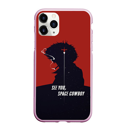 Чехол iPhone 11 Pro матовый Cowboy Bebop - Spike / 3D-Розовый – фото 1