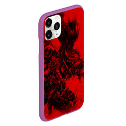 Чехол iPhone 11 Pro матовый BERSERK БЕРСЕРК, цвет: 3D-фиолетовый — фото 2