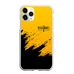 Чехол iPhone 11 Pro матовый LITTLE NIGHTMARES БРЫЗГИ