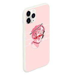 Чехол iPhone 11 Pro матовый Super Lil Peep, цвет: 3D-белый — фото 2