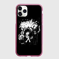 Чехол iPhone 11 Pro матовый 00:01, цвет: 3D-малиновый