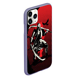 Чехол iPhone 11 Pro матовый Самурай, цвет: 3D-серый — фото 2