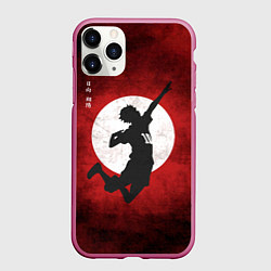 Чехол iPhone 11 Pro матовый Шоё Хината прыжок Haikyu!!