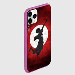 Чехол iPhone 11 Pro матовый Шоё Хината прыжок Haikyu!!, цвет: 3D-фиолетовый — фото 2