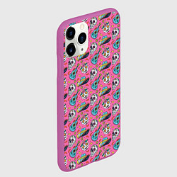 Чехол iPhone 11 Pro матовый День мертвых, цвет: 3D-фиолетовый — фото 2