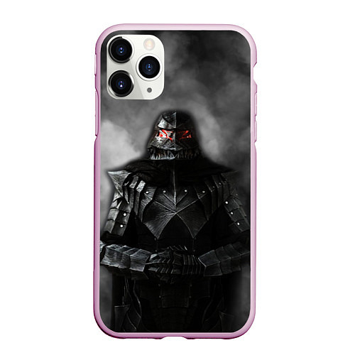 Чехол iPhone 11 Pro матовый Берсерк туман / 3D-Розовый – фото 1