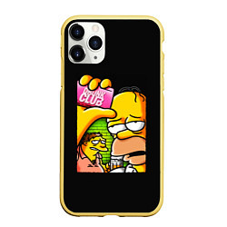 Чехол iPhone 11 Pro матовый Drunk club