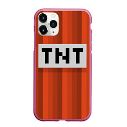 Чехол iPhone 11 Pro матовый TNT, цвет: 3D-малиновый