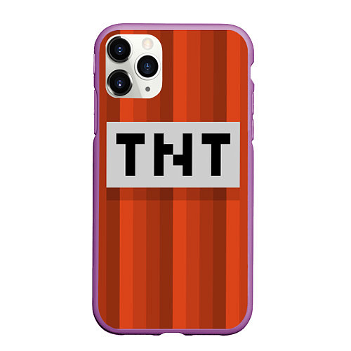 Чехол iPhone 11 Pro матовый TNT / 3D-Фиолетовый – фото 1