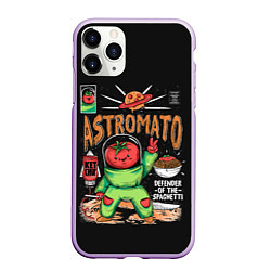 Чехол iPhone 11 Pro матовый Astromato, цвет: 3D-сиреневый