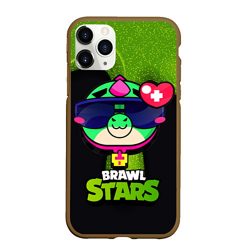 Чехол iPhone 11 Pro матовый Базз Buzz Brawl Stars / 3D-Коричневый – фото 1