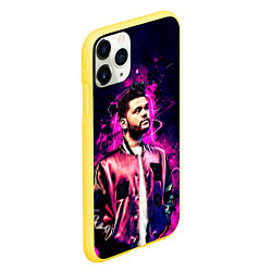 Чехол iPhone 11 Pro матовый The Weeknd, цвет: 3D-желтый — фото 2