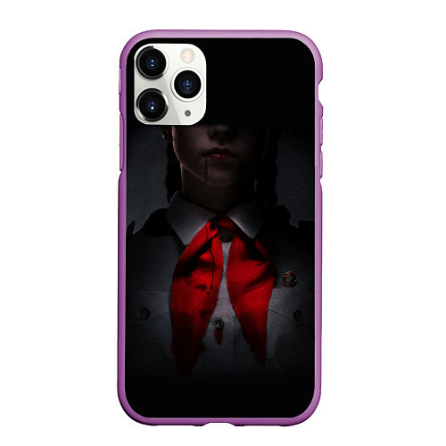 Чехол iPhone 11 Pro матовый Сериал Пищеблок / 3D-Фиолетовый – фото 1