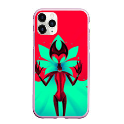 Чехол iPhone 11 Pro матовый Grimm, цвет: 3D-розовый