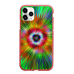 Чехол iPhone 11 Pro матовый Тропичный Бум!, цвет: 3D-красный
