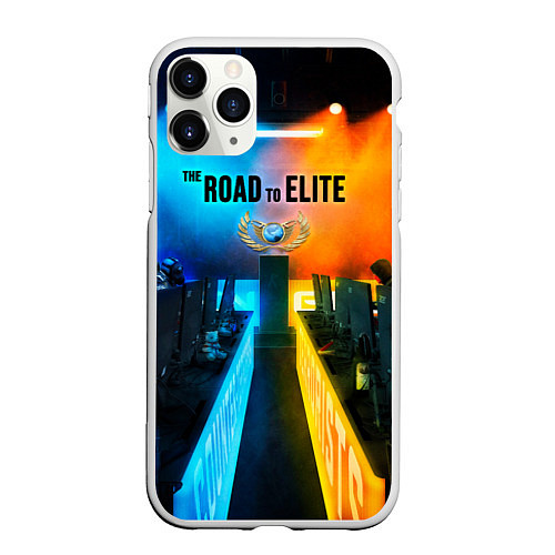 Чехол iPhone 11 Pro матовый Road to global elite / 3D-Белый – фото 1