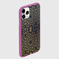 Чехол iPhone 11 Pro матовый ПерсидСкие Узоры, цвет: 3D-фиолетовый — фото 2