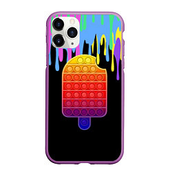 Чехол iPhone 11 Pro матовый ICE CREAM POP-IT