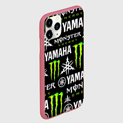 Чехол iPhone 11 Pro матовый YAMAHA X MONSTER SPORT, цвет: 3D-малиновый — фото 2