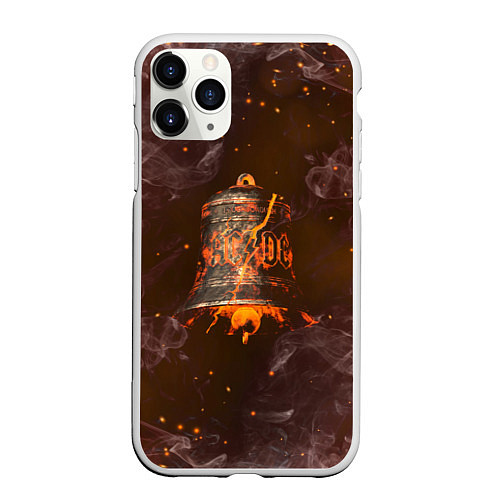 Чехол iPhone 11 Pro матовый ACDC HELLS BELLS Z / 3D-Белый – фото 1