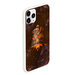 Чехол iPhone 11 Pro матовый ACDC HELLS BELLS Z, цвет: 3D-белый — фото 2