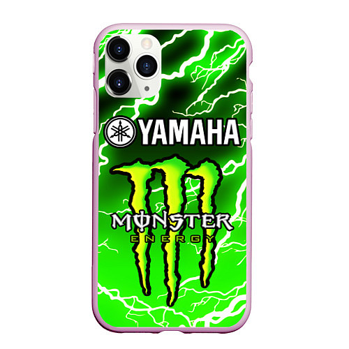 Чехол iPhone 11 Pro матовый YAMAHA X MONSTER SPORT / 3D-Розовый – фото 1