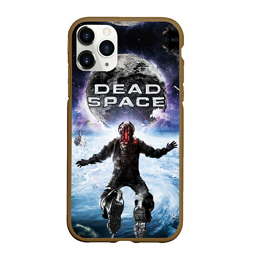 Чехол iPhone 11 Pro матовый Айзек в мертвом космосе / 3D-Коричневый – фото 1