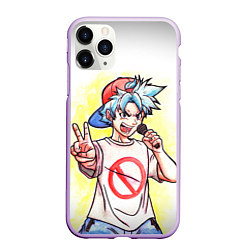 Чехол iPhone 11 Pro матовый Friday Night Funkin Boyfriend, цвет: 3D-сиреневый
