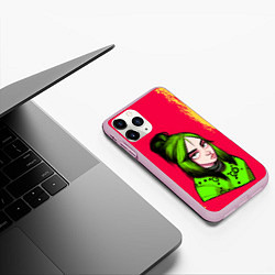 Чехол iPhone 11 Pro матовый BILLIE EILISH БИЛЛИ АЙЛИШ Z, цвет: 3D-розовый — фото 2
