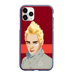 Чехол iPhone 11 Pro матовый 30 SECONDS TO MARS Jared Leto спина Z