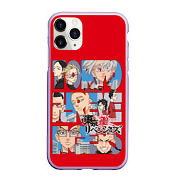 Чехол iPhone 11 Pro матовый Tokyo Revengers Токийские мстители Poster Z, цвет: 3D-светло-сиреневый