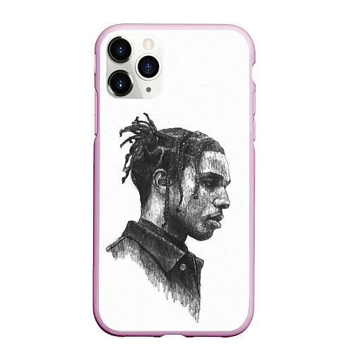 Чехол iPhone 11 Pro матовый ASAP ROCKY АСАП спина Z / 3D-Розовый – фото 1