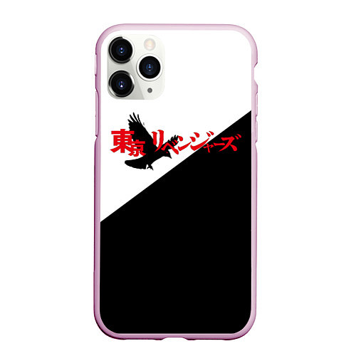 Чехол iPhone 11 Pro матовый Tokyo Revengers Токийские Мстители Logo Z / 3D-Розовый – фото 1